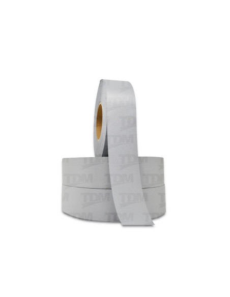 Cinta Reflectiva Gris Para Costura